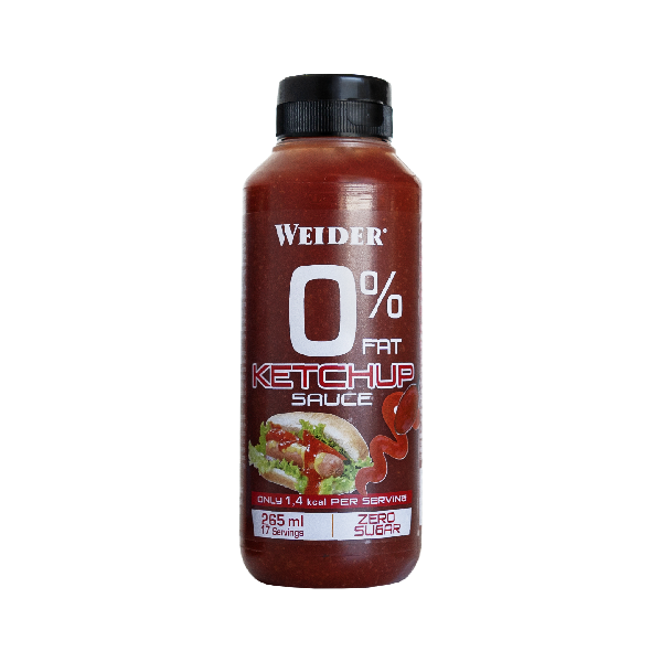 WEIDER 0% KETCHUP SAUCE 265ml WEIDER 0% KETCHUP SAUCE 265ml