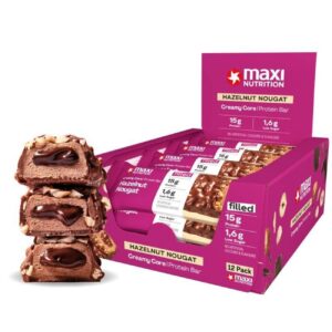 MAXI NUTRITION CREAMY CORE PROTEIN BAR 45G Hazelnut Nougat