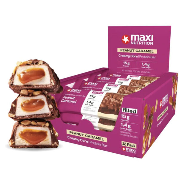 MAXI NUTRITION CREAMY CORE PROTEIN BAR 45G ΓΕΥΣΗ Peanut Caramel