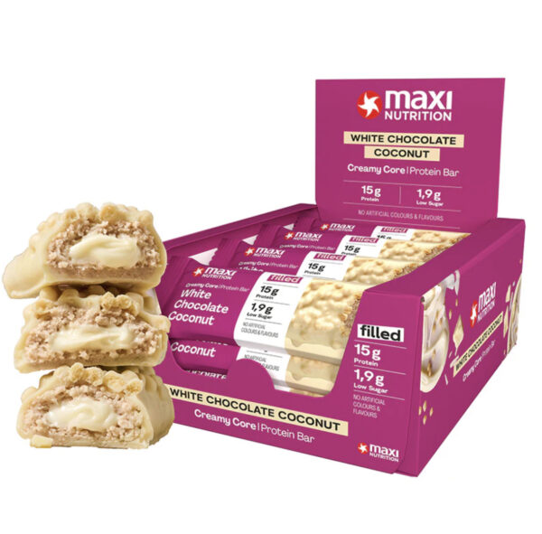 MAXI NUTRITION CREAMY CORE PROTEIN BAR 45G ΓΕΥΣΗ White Chocolate Coconut