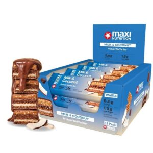 MAXI NUTRITION MILKY WAFFLE PROTEIN BAR 40G ΓΕΥΣΗ Milk & Coconut