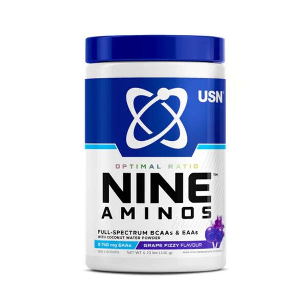 USN Nine Aminos 330g ΓΕΥΣΗ Grape Fizzy