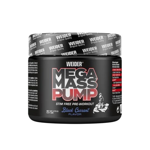 WEIDER MEGA MASS PUMP (270g) ΓΕΥΣΗ Βlack Currant