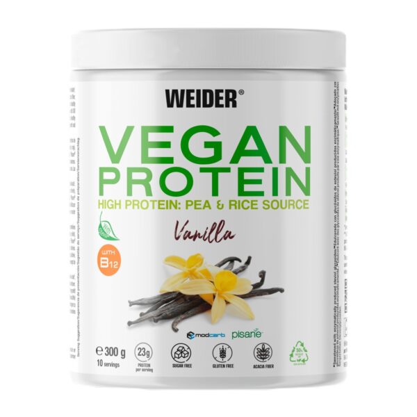 Weider Vegan Protein ΓΕΥΣΗ Βανίλια ΜΕΓΕΘΟΣ 300g