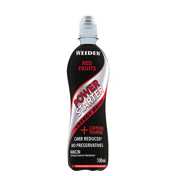 Weider Power Starter Drink 500ml ΓΕΥΣΗ Red Punch ΜΕΓΕΘΟΣ 1xΡόφημα