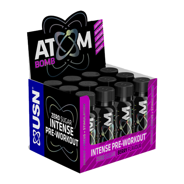 USN ATOM BOMB PRE-WORKOUT SHOT ΜΕΓΕΘΟΣ 12x60ml ΓΕΥΣΗ Berry
