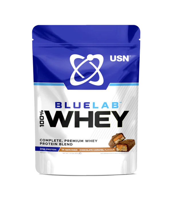 USN BLUE LAB 100% WHEY PREMIUM PROTEIN 476G ΓΕΥΣΗ Αλατισμένη Καραμέλα 2kg