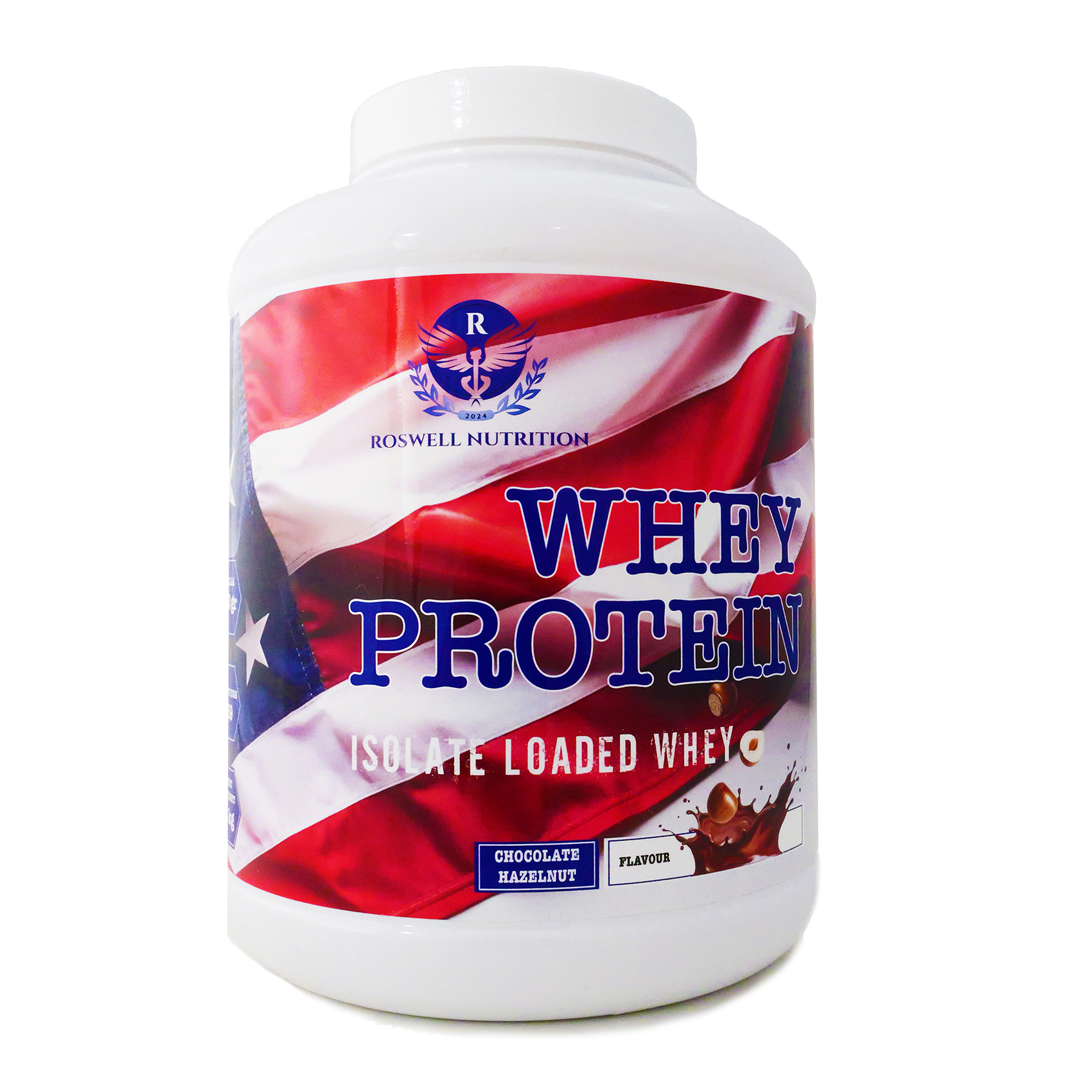 ROSWELL WHEY PROTEIN 2KG Σοκολάτα Φουντούκι