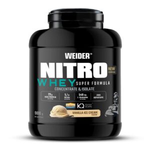 WEIDER NITRO WHEY SUPER FORMULA 908g VANILLA ICE CREAM