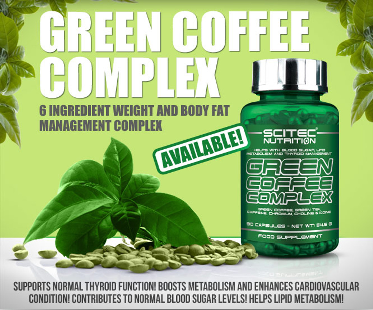 SCITEC NUTRITION GREEN COFFEE COMPLEX - Battle Box UK.com