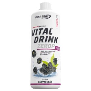 Best Body Low Carb Vital Drink ZEROP 1000 ml Black Berry